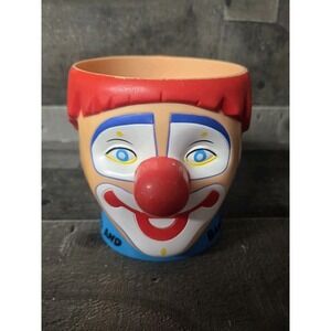 Plastic Mug Cup Vintage Ringling Brothers and Barnum & Bailey Circus Clown 4"H